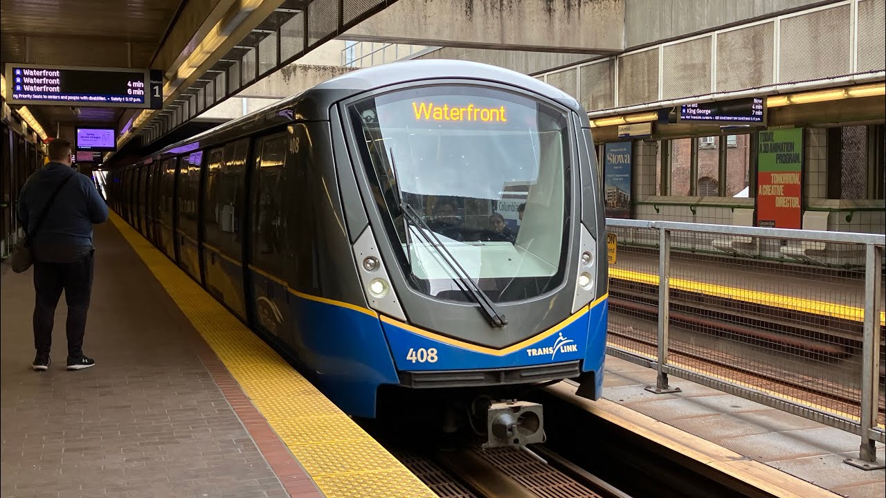 The MKIII- TransLink Vancouver 2018 Bombardier INNOVIA 300 #s 405-408 on the Expo Line