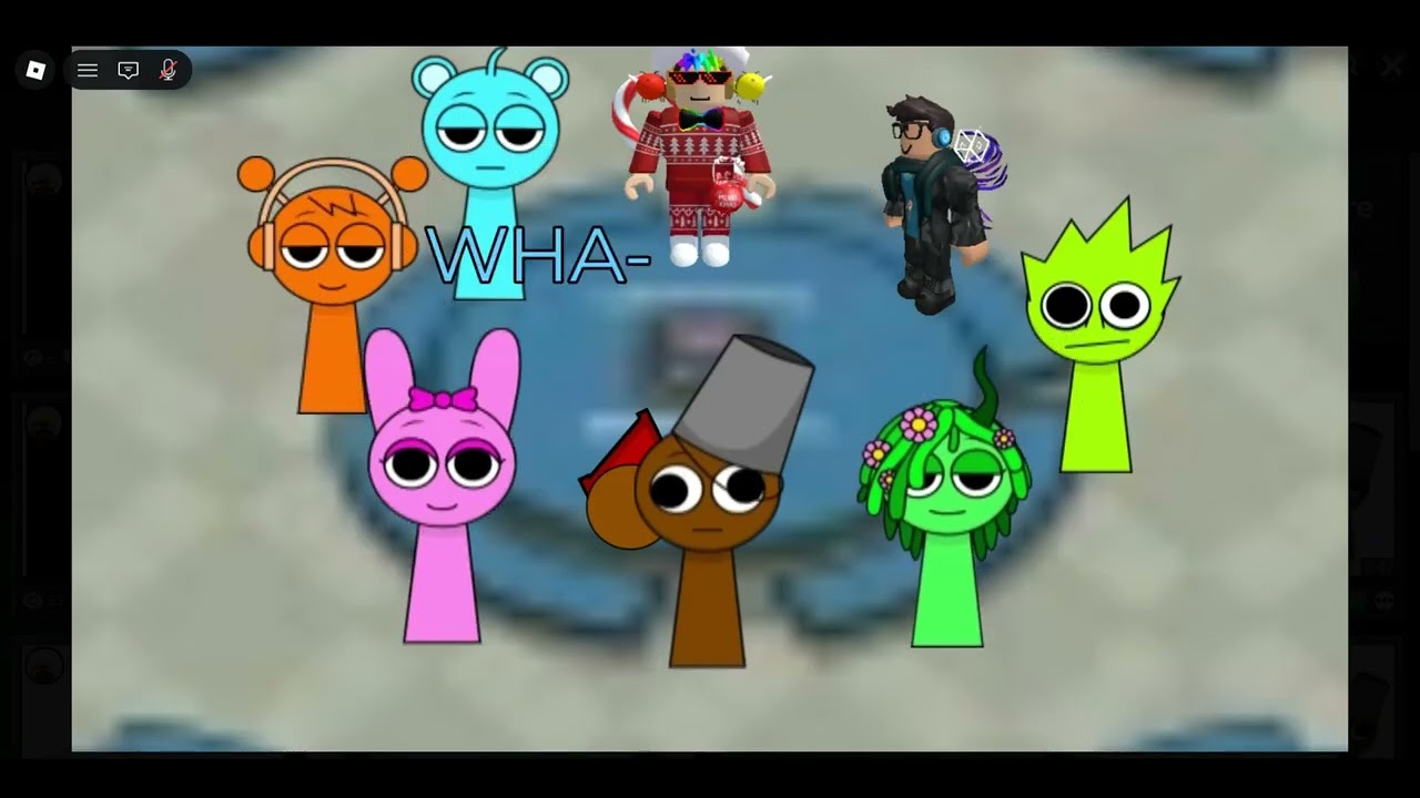 (READ DESC) Among Us but with Roblox and Sprunki 8