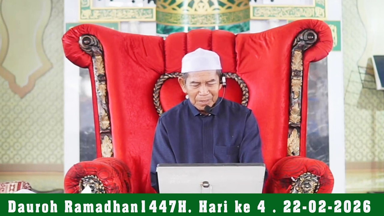 Dauroh Ramadhan Hari ke 4. di Musholla Raudhatul Asror Handil . 1447 H . 22-02-2026