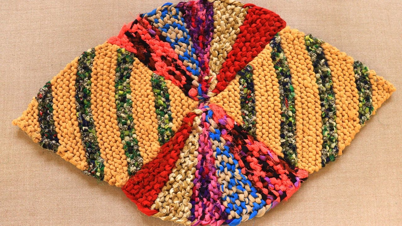 बॉक्स और काली को जोड़कर एक सुन्दर सा पायदान बनाना | New doormat design |