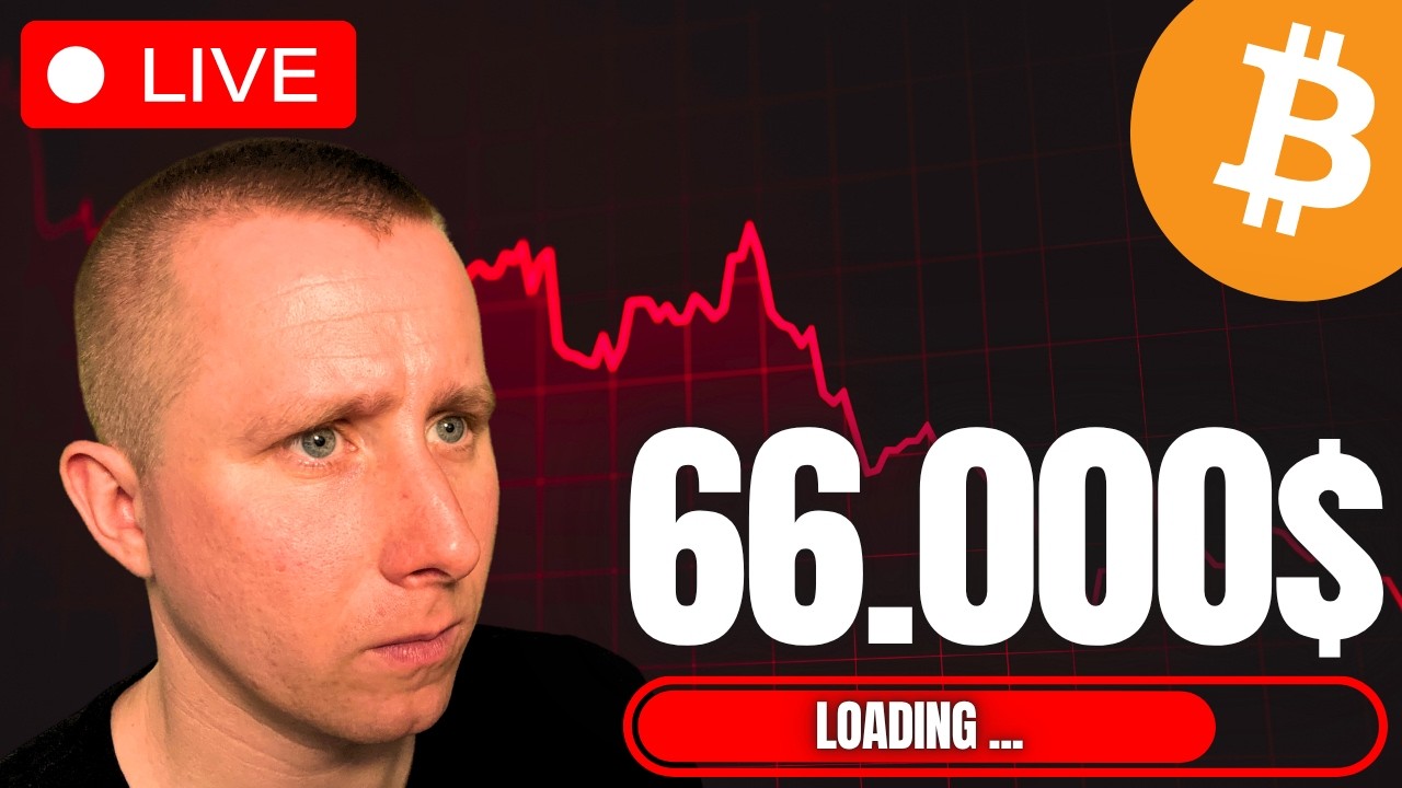 🔴 LIVE Bitcoin Trading! Bei 66.000$ entscheidet sich ALLES!