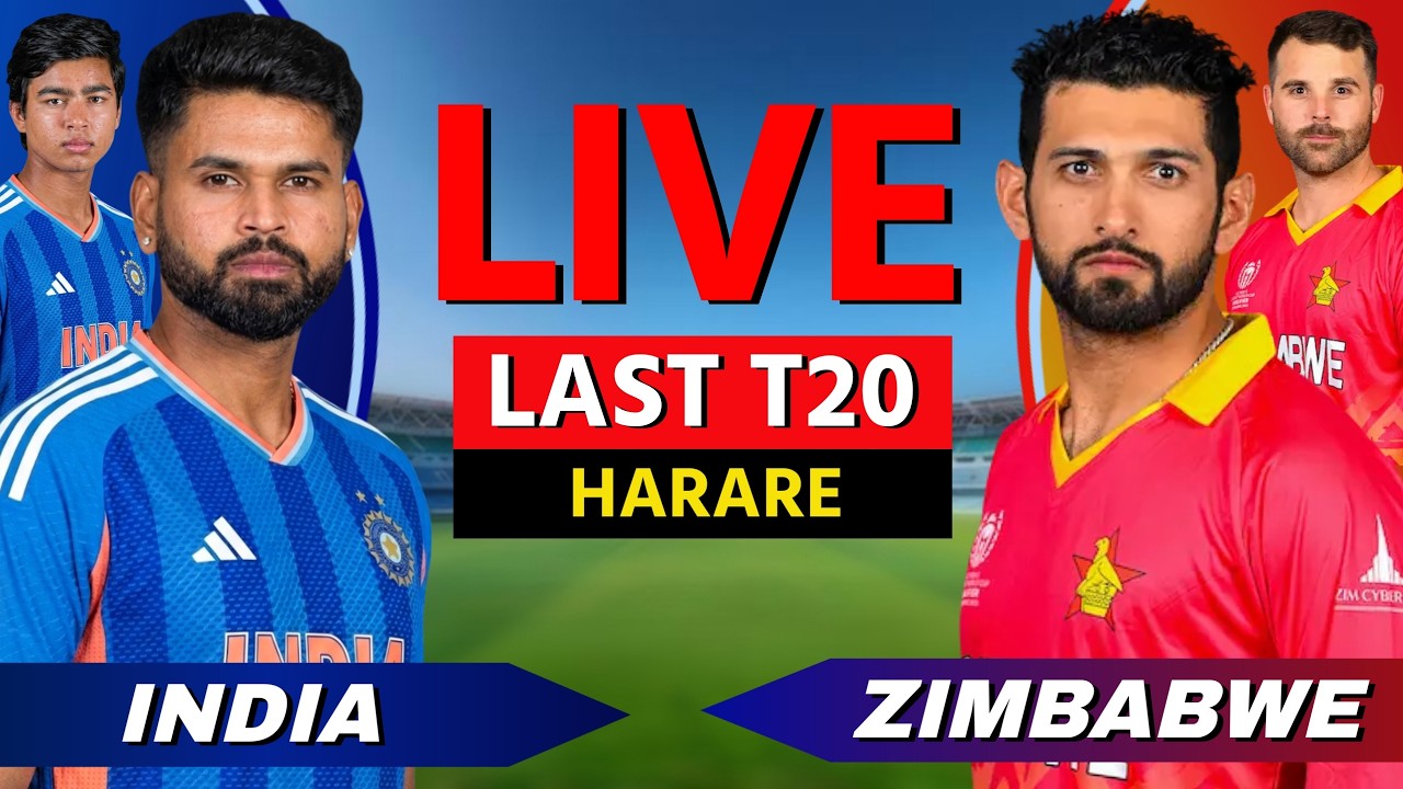 India vs Zimbabwe, 3rd T20I 2026 | Live Cricket Match Scores, Commentary, IND vs ZIM Today Match 
