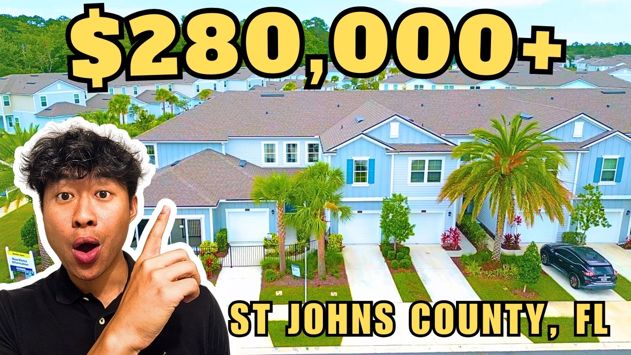 A Look Inside the MOST AFFORDABLE New Construction Townhome In St Augustine | St Johns County FL