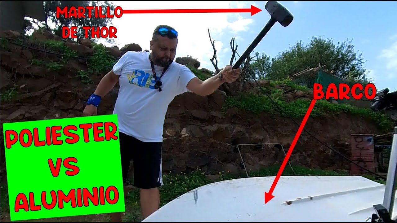 ROMPE FÁCIL un BARCO? Casco de aluminio o poliester fibra de vidrio - PRFV ALUMINUM