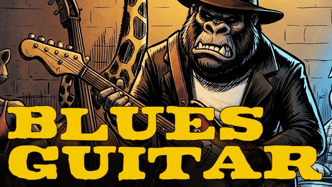 Slow Blues Guitar for Late Night Focus