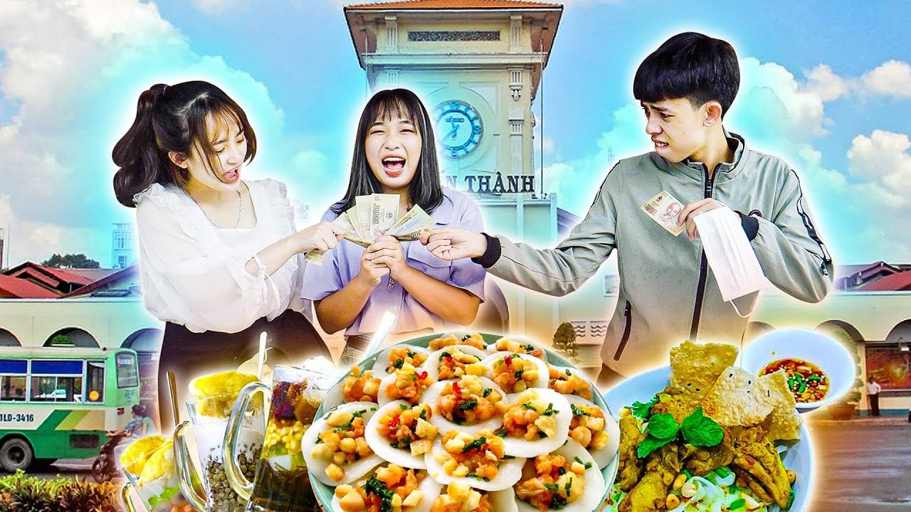 Đầu Tháng Cầm Tiền Đi Ăn Hết Chợ Bến Thành !!! | HEAVY
