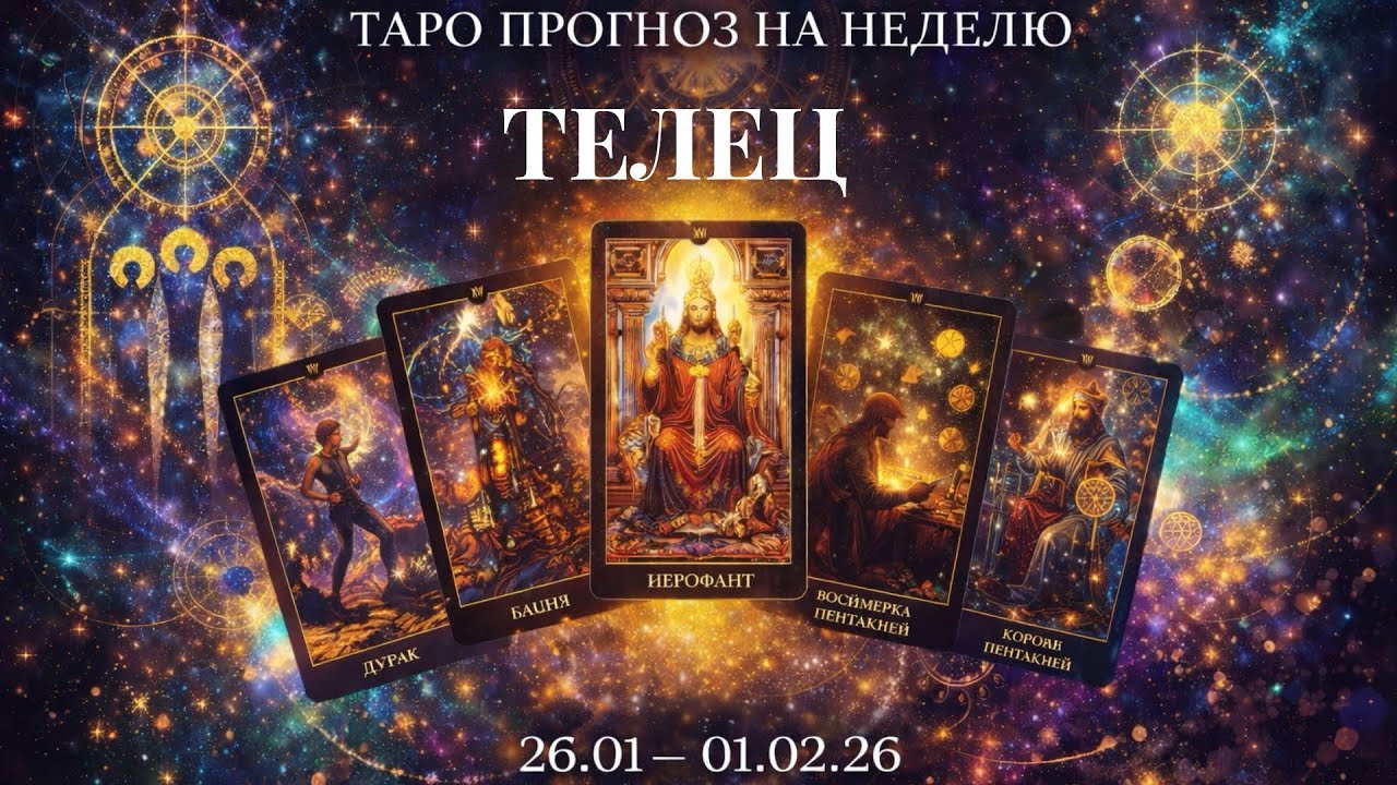 Телец ♉️ таро прогноз 26.1-0.02.26