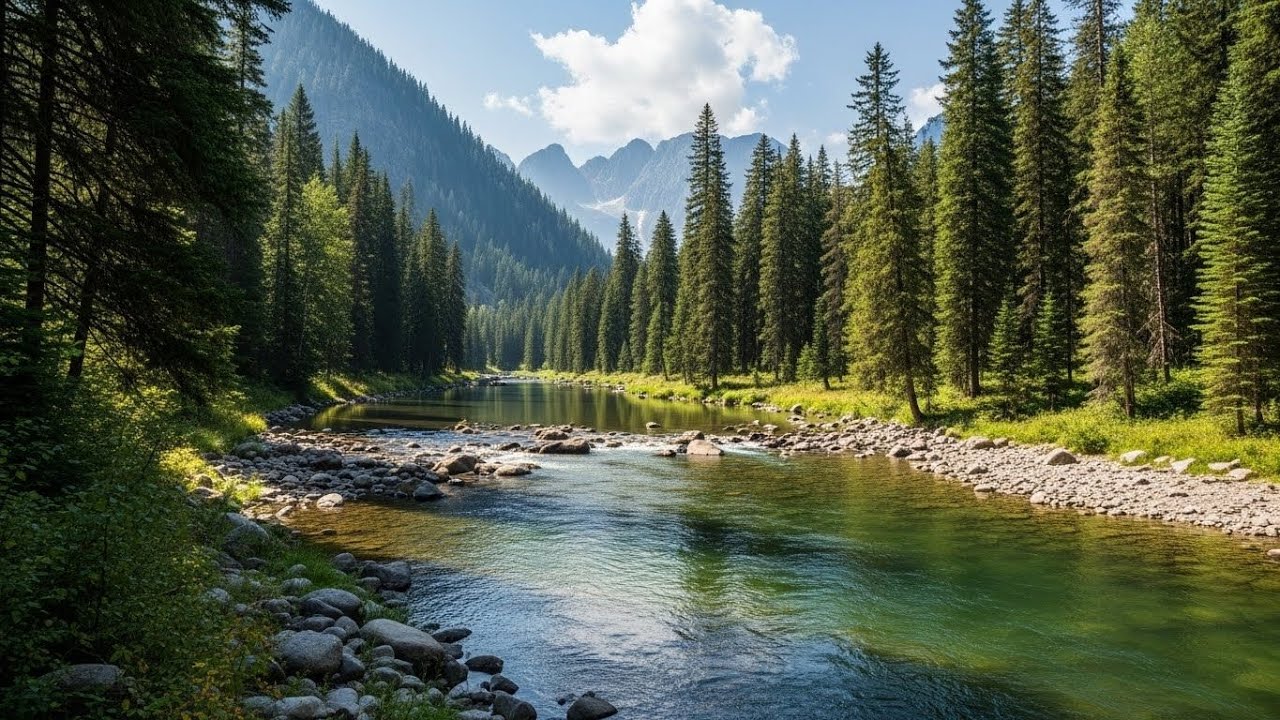 River and Forest Sounds 🌿🌊 Calm Nature Ambience for Relaxation and Focus #2717