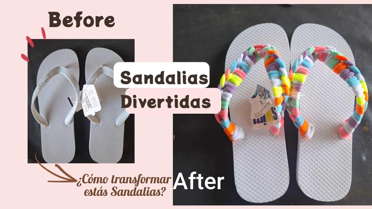 ¿Cómo transformar tus sandalias o calipso? 🩴#moda #estilo #parati #viral  #republicadominicana 