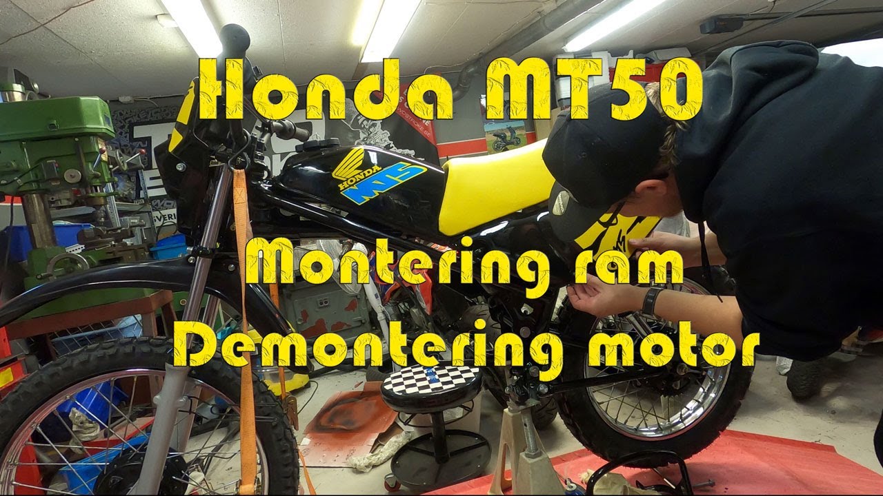 Honda MT50 Renovering - BYGGSERIE - DEL 7 - MONTERING + DEMONTERING MOTOR!