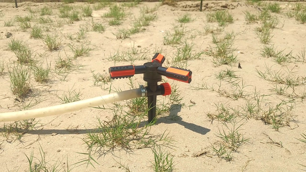 Installing water sprinkler in Lawn