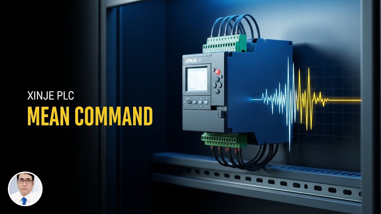 how can use the MEAN command in XINJE Plc