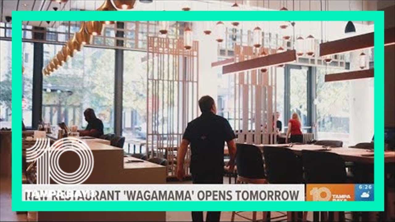 Famous ramen spot, Wagamama, opens location on Water Street in Tampa
