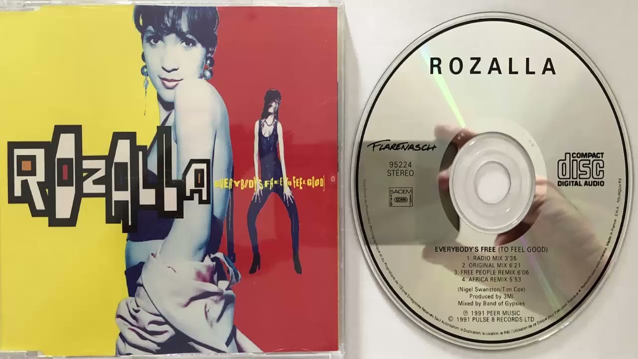 Rozalla Everybody's free (To feel good) (Original Mix) (1991) (CD Maxi)