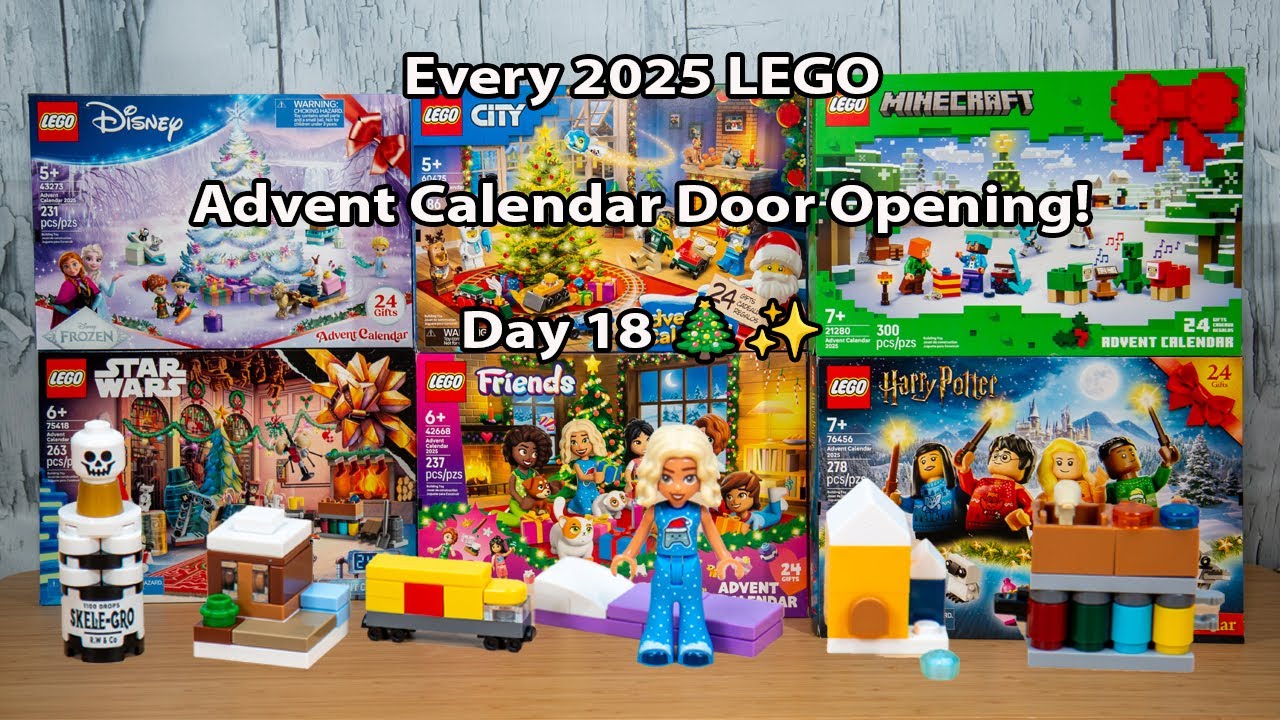 Every 2025 LEGO Advent Calendar Door Opening - Day 18!