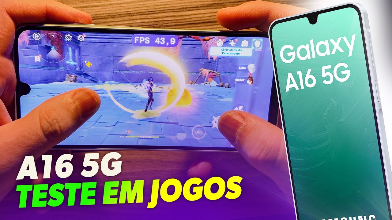 Galaxy A16 5G é bom para Jogos: Teste Completo em 7 Games Populares!