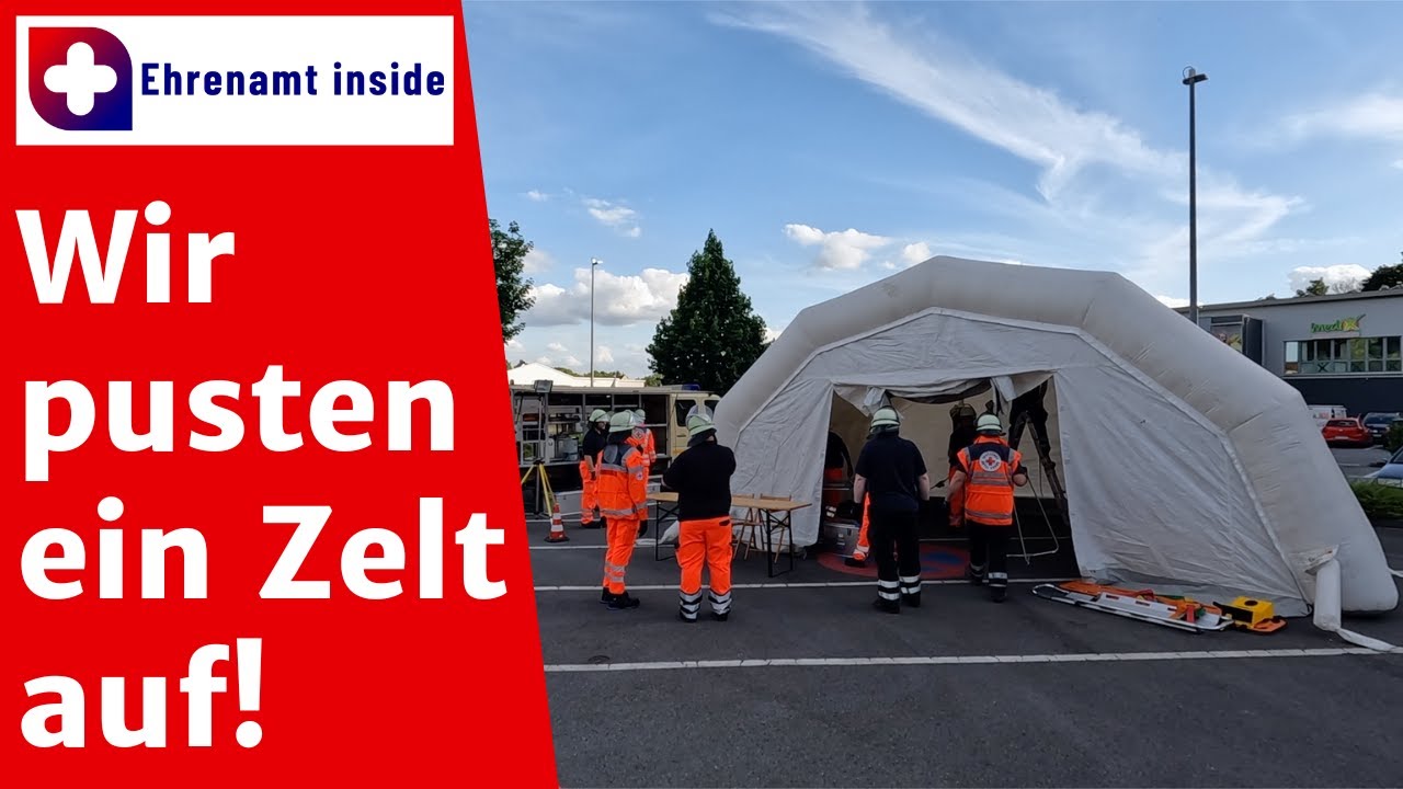Airshelter Schnelleinsatzzelt / Aufbau und Einsatz im Katastrophenschutz -  Ehrenamt inside #008