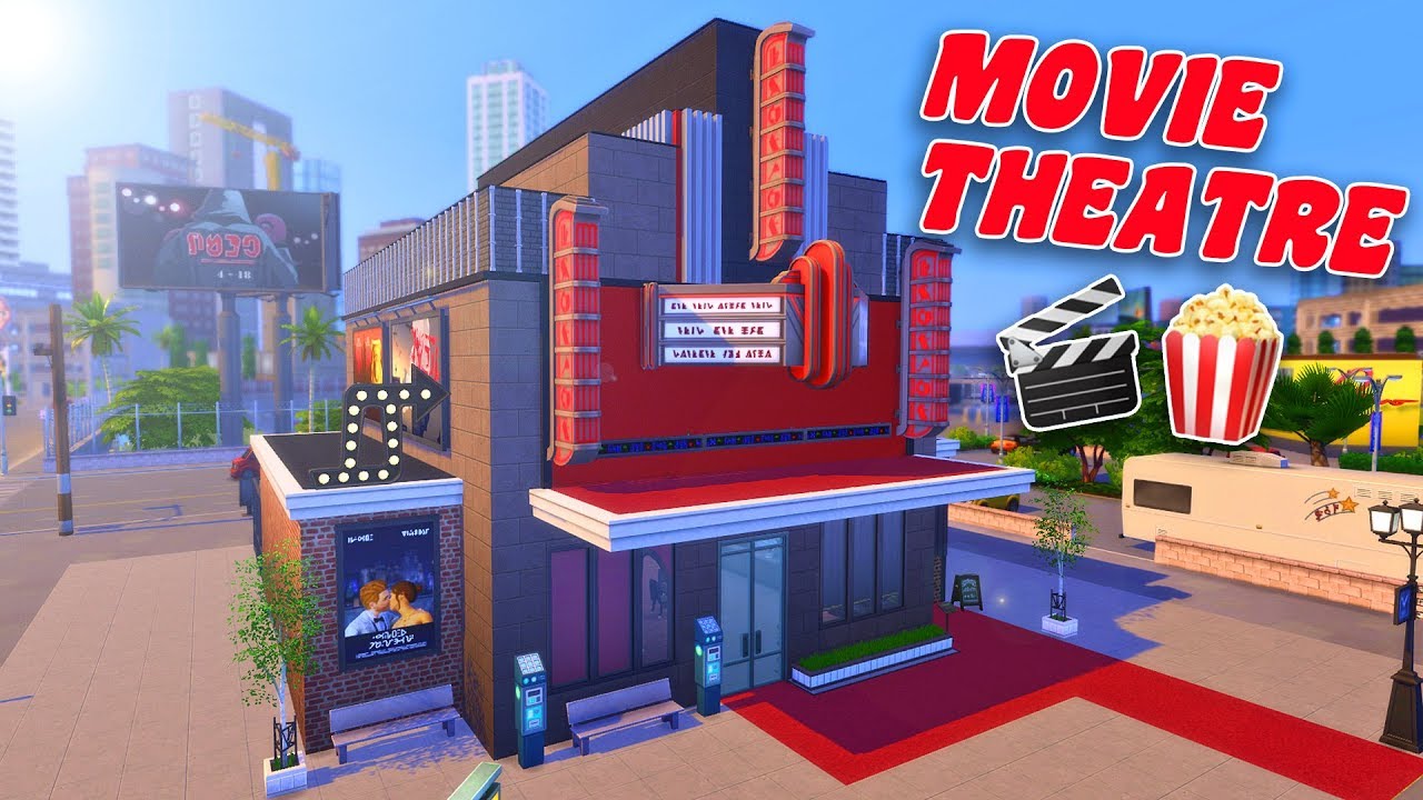 MOVIE THEATRE // The Sims 4 Speed Build