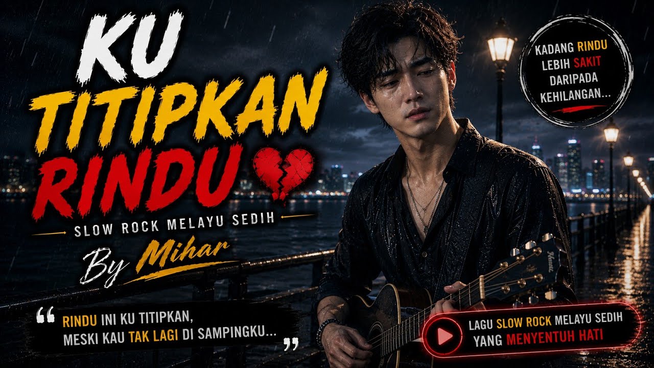 Ku Titipkan Rindu Lagu Slow Rock Melayu Sedih bikin Galau by Mihar