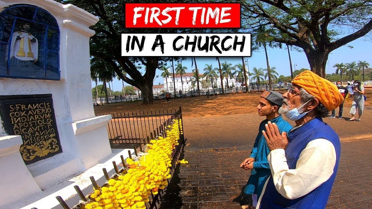 Villagers Visit A Catholic Church For First Time ! Tribal People Visit A Church First Time