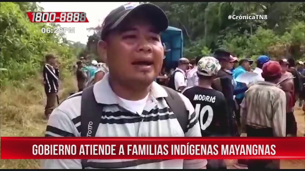 Gobierno de Nicaragua atiende a familias ind&iacute;genas mayangnas de Bonanza