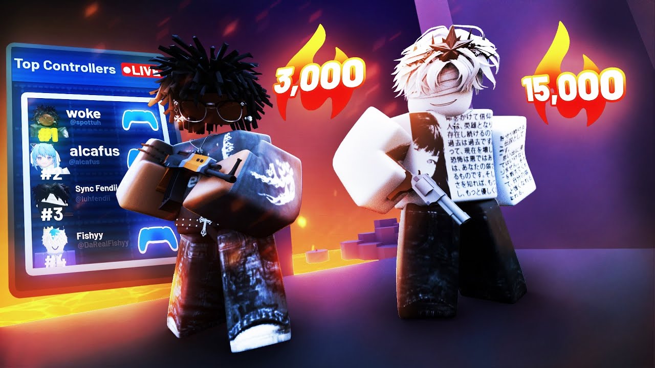I met the #1 PRO CONTROLLER Player in Roblox Rivals...