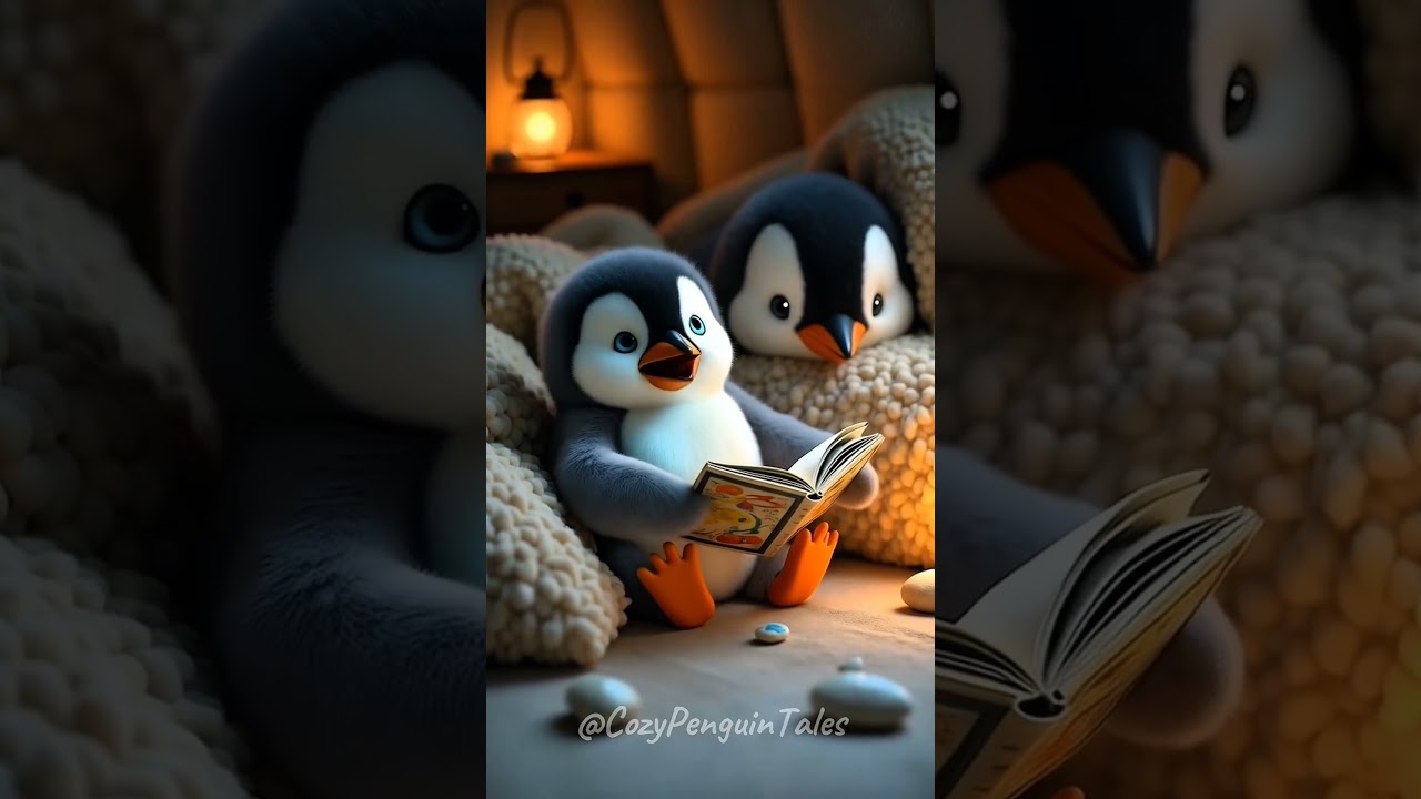 Mumble Takes Care of His Sick Mom &ndash; A Tiny Penguin&rsquo;s Gentle Love🐧🐧