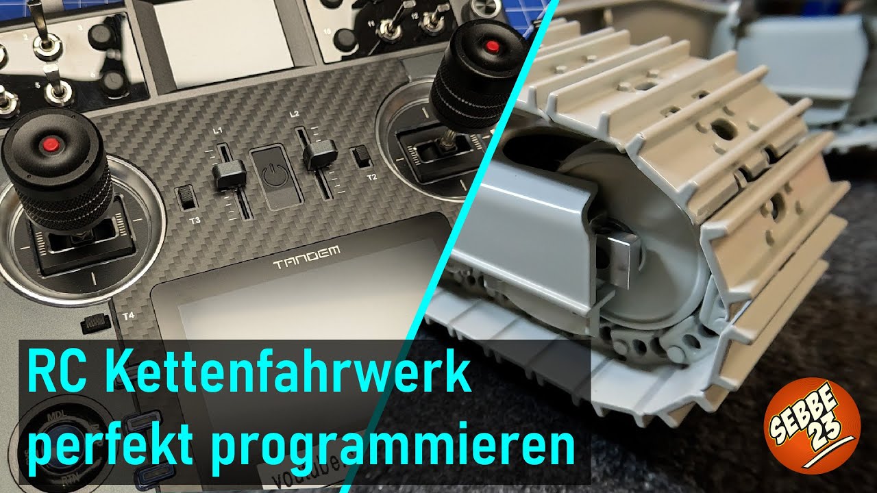 🇩🇪 Die PERFEKTE Programmierung für dein Kettenfahrwerk - So geht's mit FrSky Ethos!