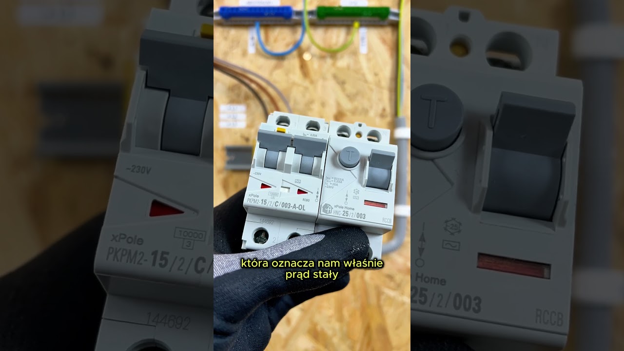Jak podłączyć wyłącznik r&oacute;żnicowoprądowy RCD? | Krok po kroku | PART 2 | #elektryk #RCD