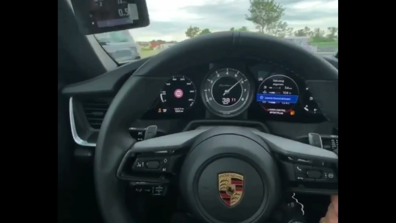 PORSCHE 911 TURBO S (992) Launch control/0-100kmh 2.32 secondes 🚀🤯
