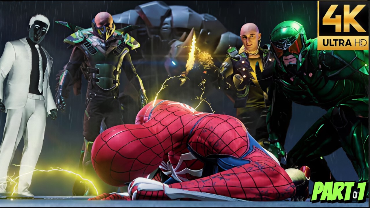 The Best Scene in Spider-Man Remastered 👍| Ultra-Realistic PS5 4K HDR ✔😘 #gaming #spiderman #viral