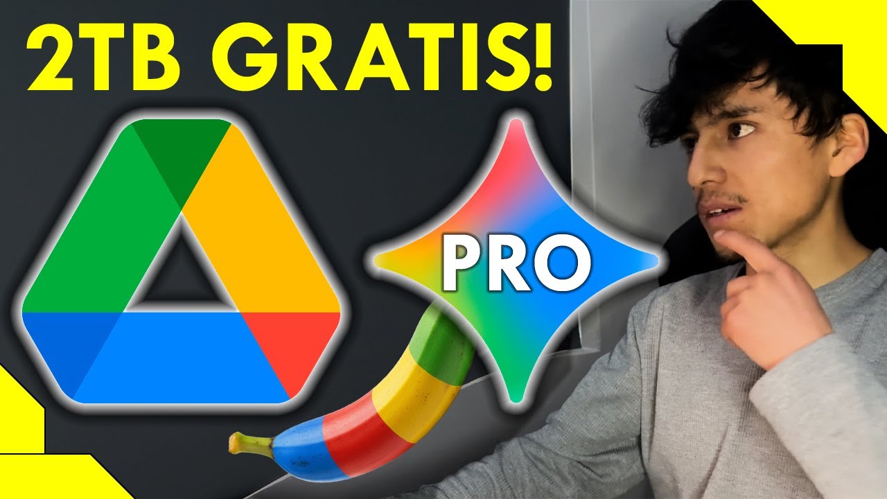 C&oacute;mo AUMENTAR Google Drive GRATIS a 2TB, Google Veo 3, NanoBanana!