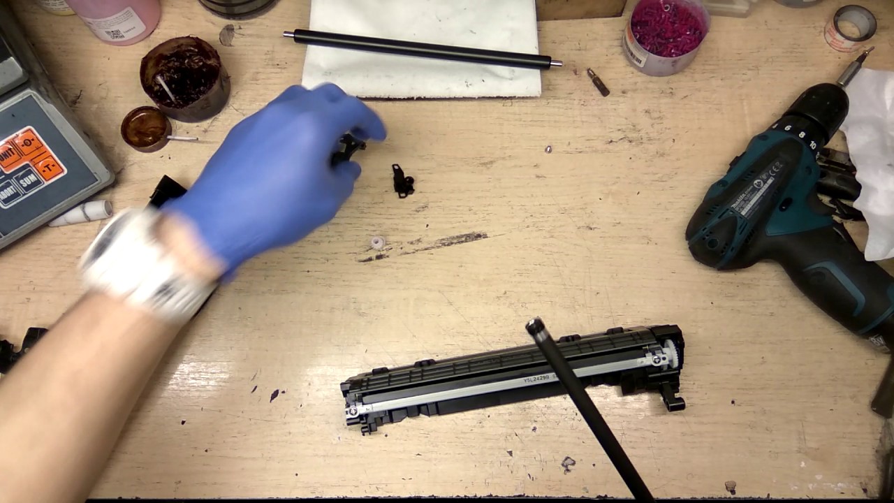Инструкция: как заправить картридж HP 83A (CF283A) // How to refill Cartridge HP 83A (CF283A)