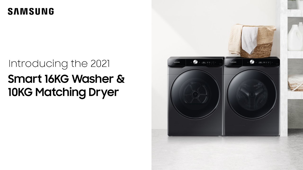 Introducing the 16KG BubbleWash Smart Front Load Washer | Samsung New Zealand