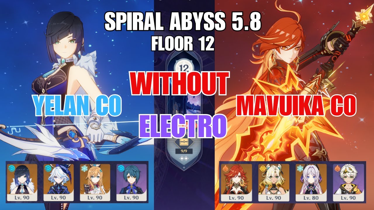 C0 Yelan Freeze & C0 Mavuika 1.4M DMG | Spiral Abyss 5.8 | Genshin Impact