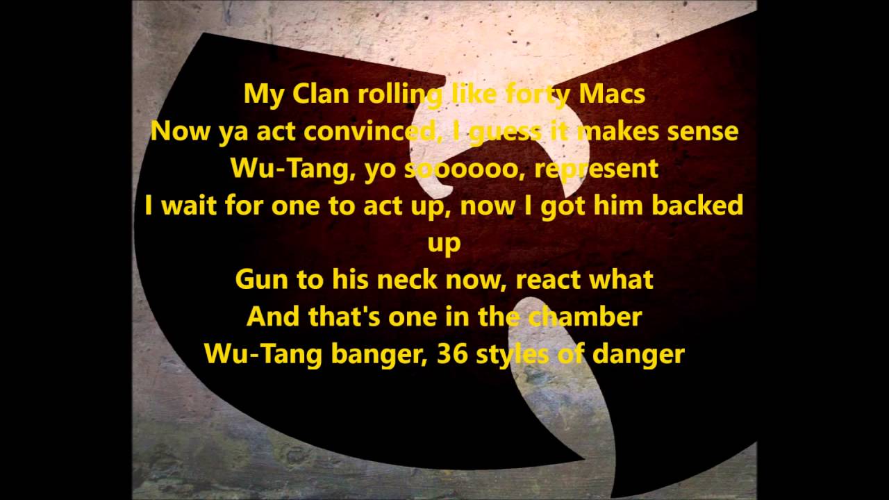 Wu-Tang Clan -  Bring Da Ruckus (lyrics)