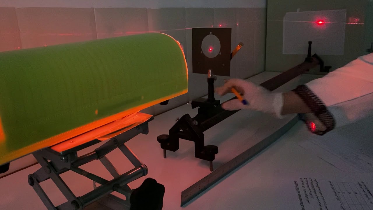 Exp.(4) Measurement  the diameter of wire by using laser beam