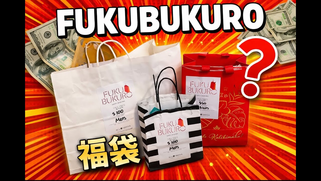 Fukubukuro Season! Lucky Bag Shopping & Unboxing 🇯🇵