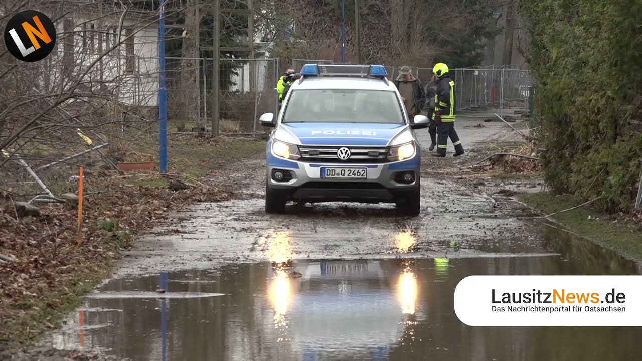 Archiv: Groß Särchen - Erdrutsch am Knappensee