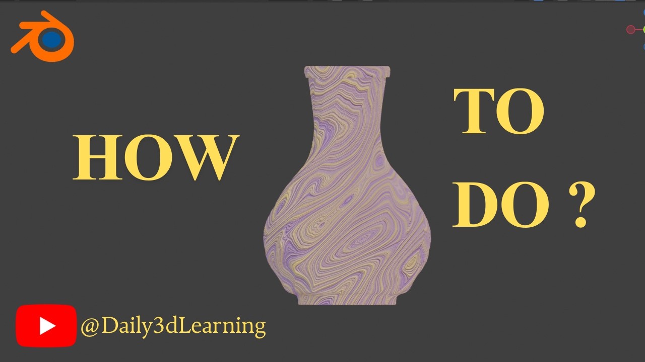How to Create a Flower Pot in Blender | Daily 3D Learning