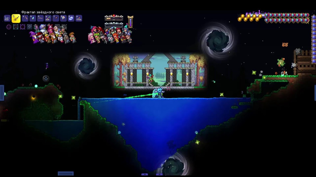 Играем в Terraria  (Journey + Calamity + Other mods) No Microphone