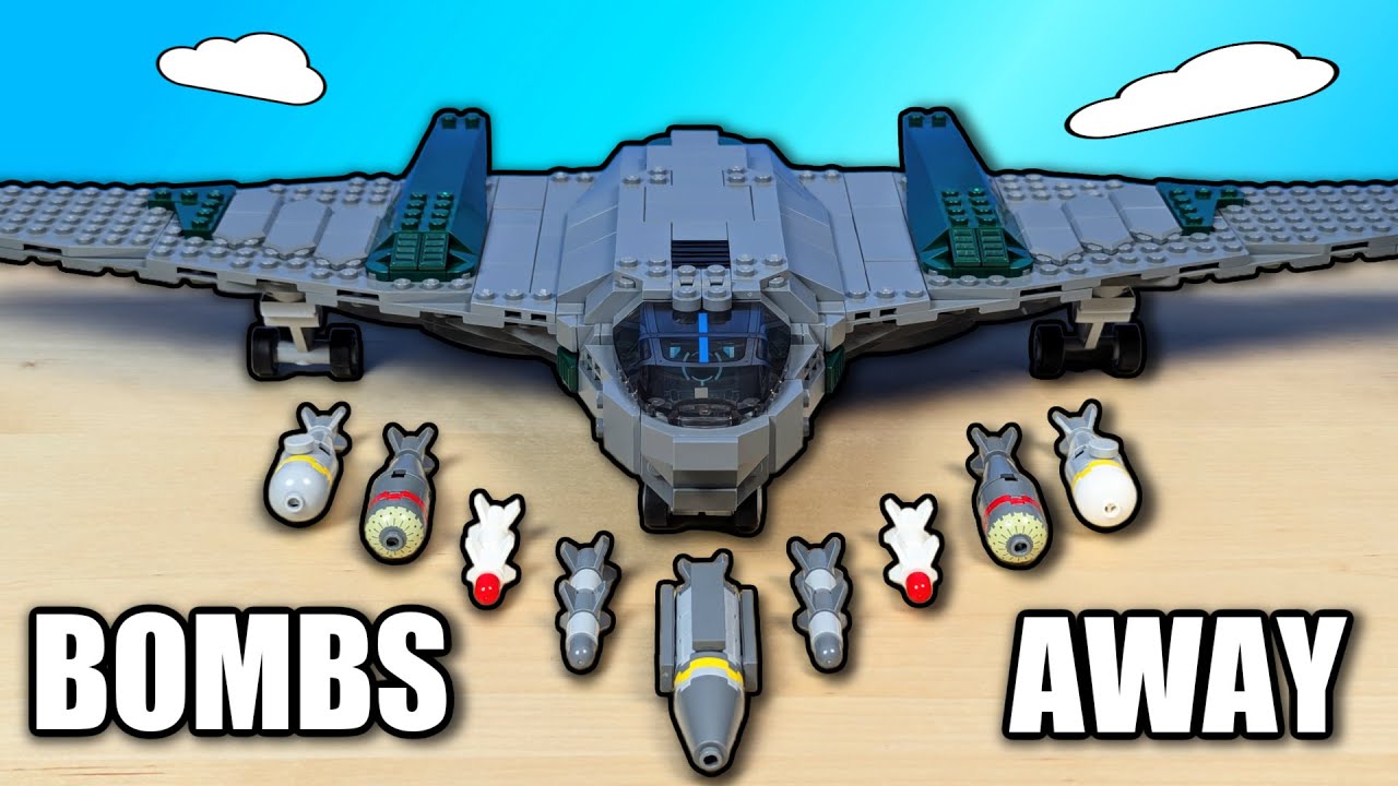 I Built A LEGO Stealth Bomber! (Humanity's Getting Desperate!)