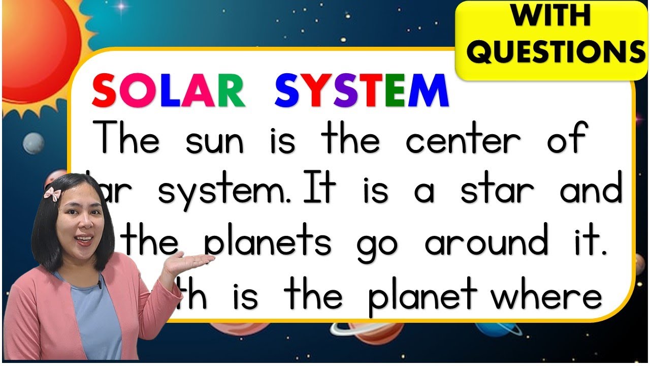 Advance Reading Comprehension | Solar System | Drop Everything and Read | Teacher Aya Online Tutor