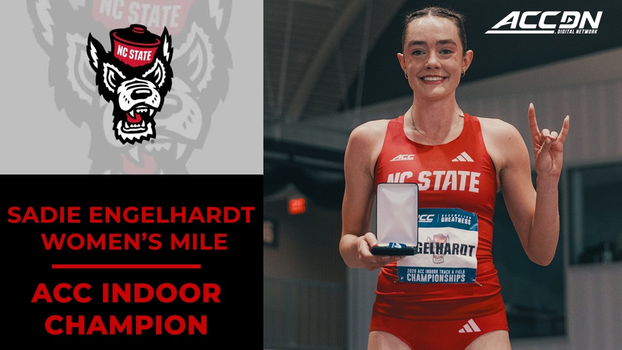 NC State's Sadie Englehardt wins the ACC Women's Indoor Mile | 2026 ACC Indoor Championship
