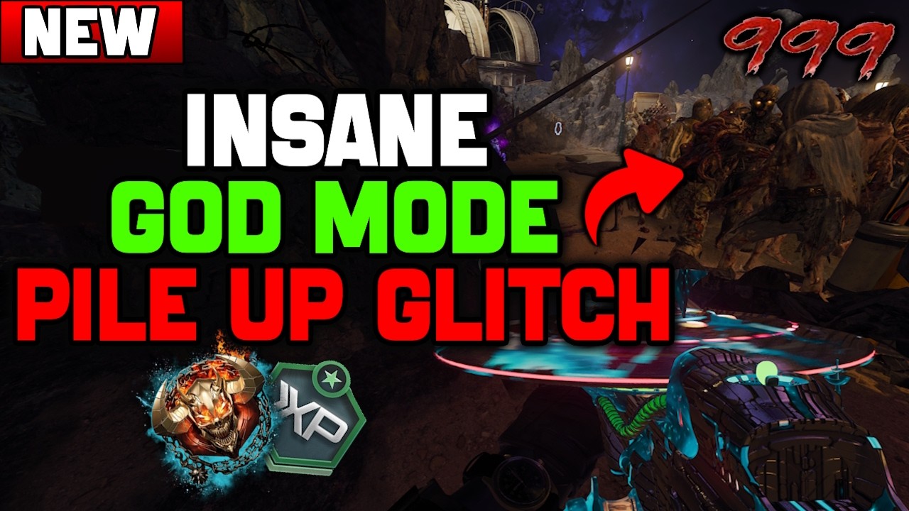 *NEW* God Mode Pile Up Glitch After All Patches! Easy Unlimited XP Glitch (Black Ops 7 Zombies)