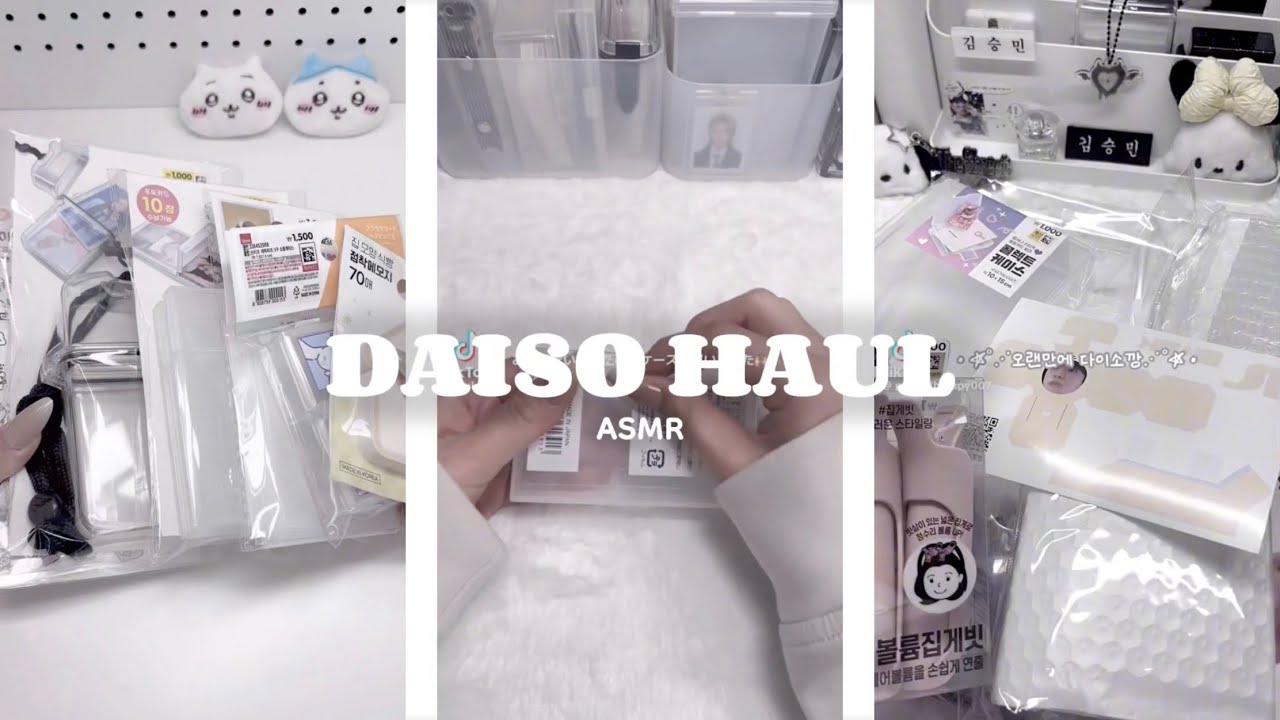 🎧 daiso haul asmr — [tiktok compilation] | 다이소 | 다이소깡 | 다이소하울 🎧