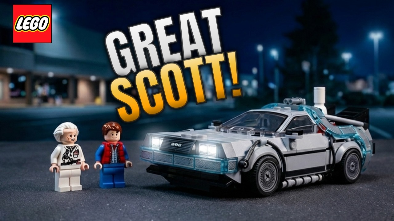 It Took Me 32 Hours To Bring LEGO DeLorean (77256) To Life!