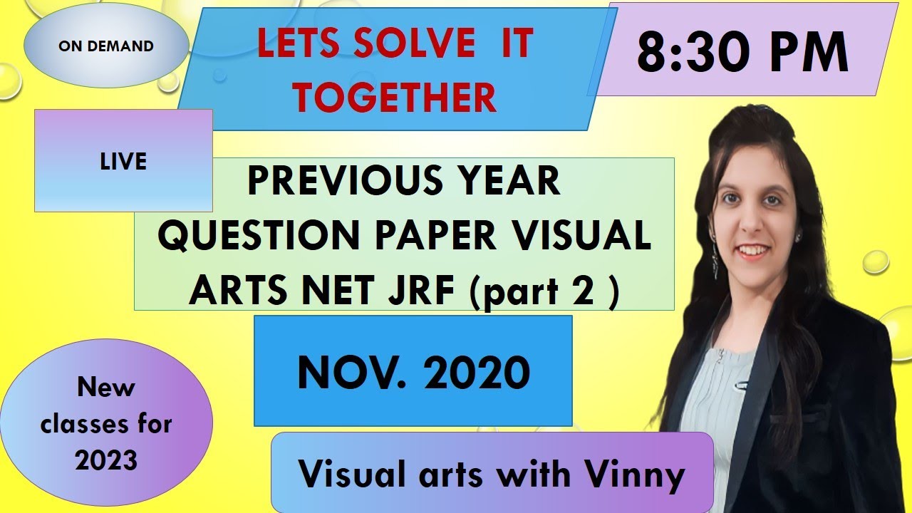 UGC NET JRF VISUAL ARTS NOV. 2020 SOLVED PAPER part 2