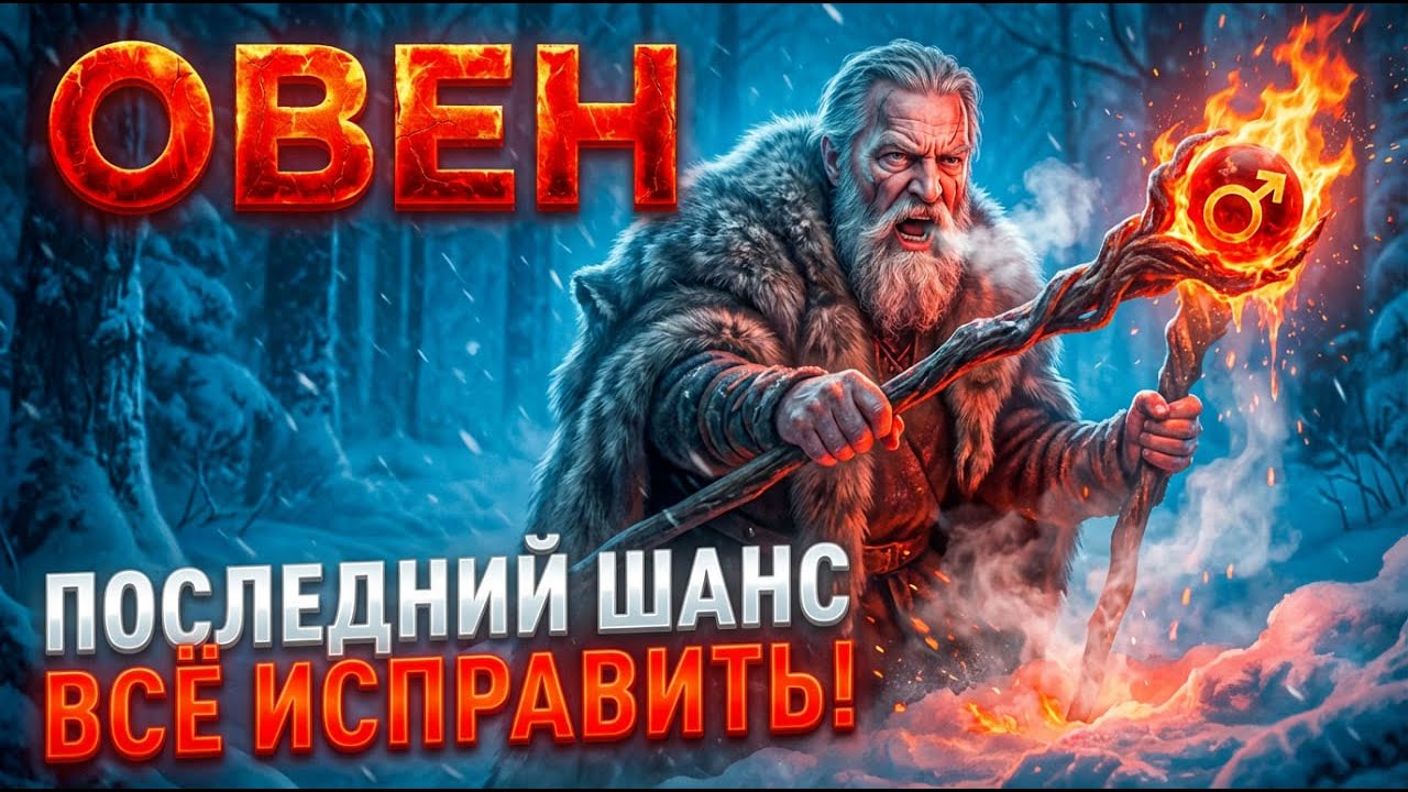 МАРС ТРЕБУЕТ ЖЕРТВ! 🔥 Овен Январь 2026: Последний шанс исправить ошибки прошлого.