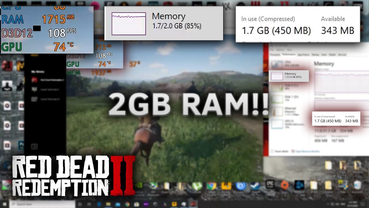 Red Dead Redemption 2 ON 2GB RAM